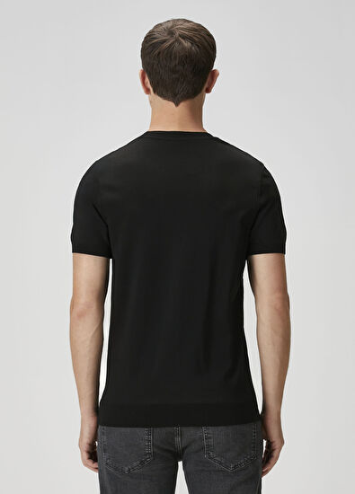 Beymen Club Siyah Kısa Kollu Triko - 4