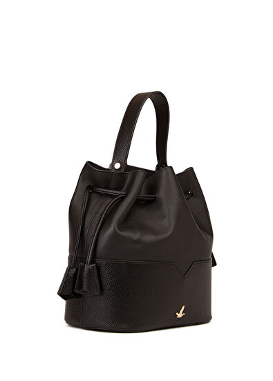 Beymen Club Siyah Logo Detaylı Kadın Çapraz Çanta - 3