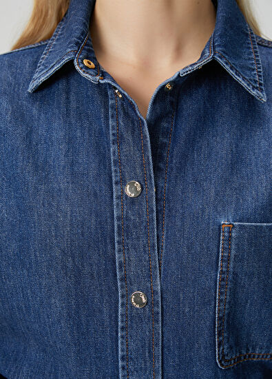 Beymen Club Blue Denim Outer Shirt - 6