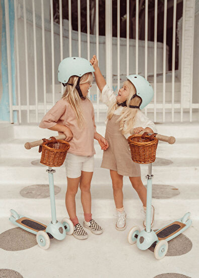 Banwood Vintage Hasır Sepetli 3 Tekerlekli 3 Yaş ve Üzeri Çocuk Scooter - 7