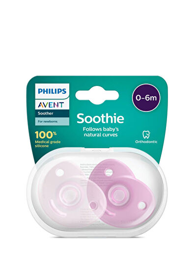 Philips Avent Soothie Pink Purple Pacifier Set - 5