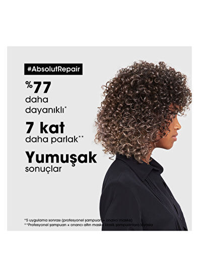 Loreal Professionnel Serie Expert Absolut Repair Resurfacing Golden Onarıcı Maske 250 ml - 5