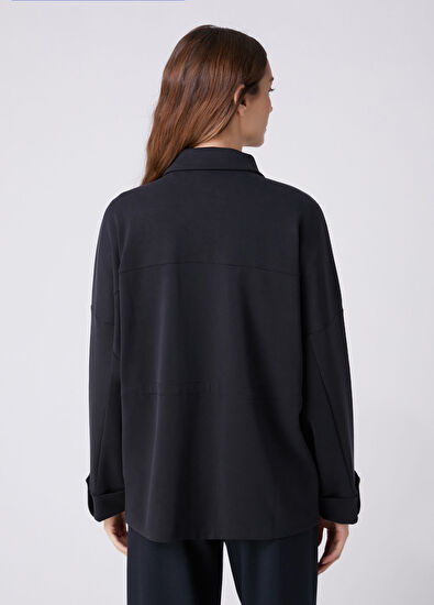 Beymen Club Black Drawstring Waist Sweatshirt - 5