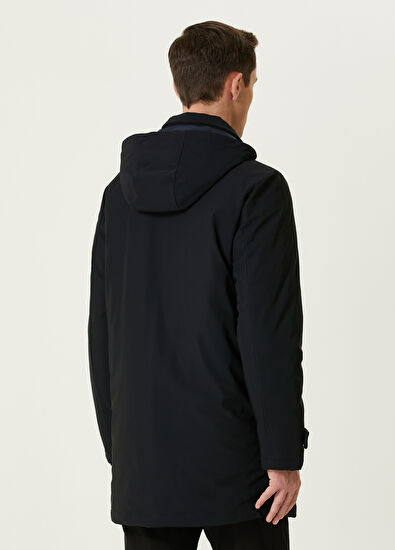 Beymen Club Navy Blue Hooded Coat - 5
