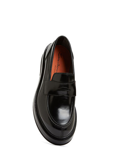 Siyah Erkek Deri Loafer - Görsel 6