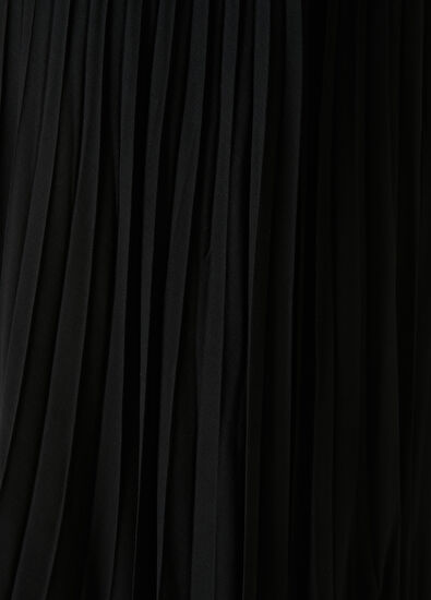 Beymen Club Siyah Piliseli Midi Etek - 4