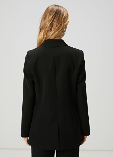 Beymen Club Black Double-Breasted Blazer - 6