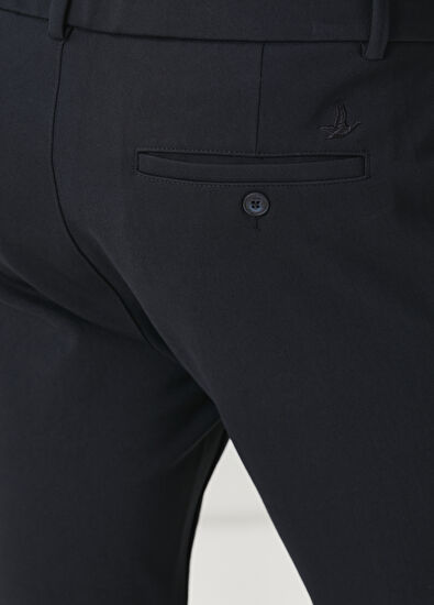 Beymen Club Lacivert Beli Kordonlu Örme Chino Pantolon - 5