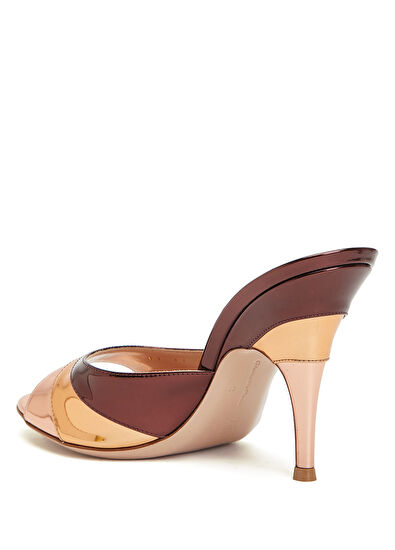 Marea Bronz Kadın Deri Terlik - Görsel 4