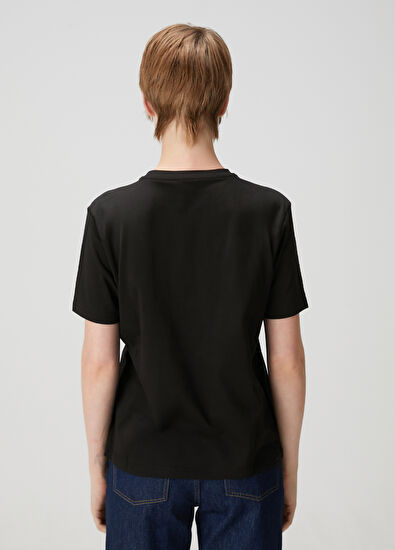 Beymen Club Siyah Taşlı Köpek Baskılı T-shirt - 4