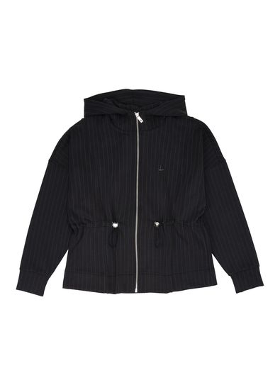 Beymen Club Navy Blue Hooded Striped Patterned Sweatshirt - 5