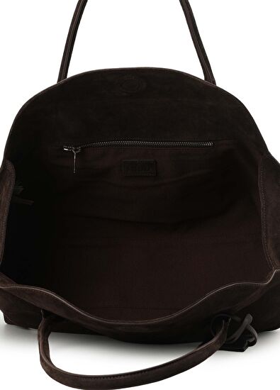 Beymen Club Brown Women's Suede Bag - 5