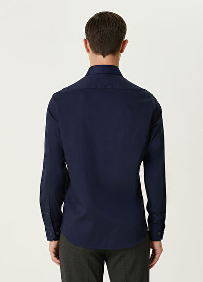 Beymen Club Comfort Fit Lacivert Gömlek - 3