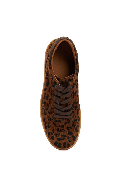Beymen Club Leopar Kadın Deri Sneaker - 4