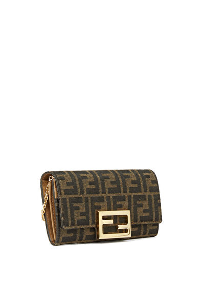 Fendi Baguette Continental Kahverengi Kadın Çanta - 3
