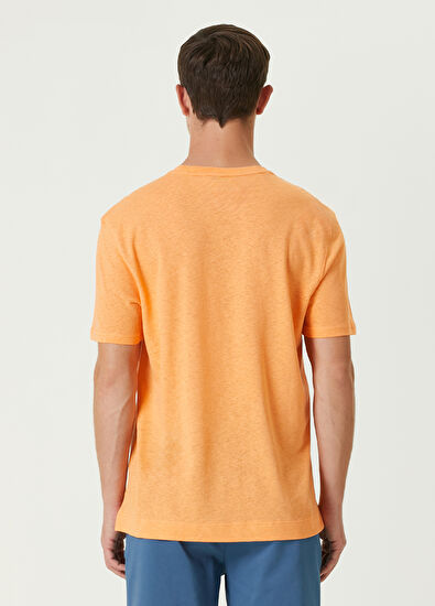 Beymen Club Turuncu Keten T-shirt - 5