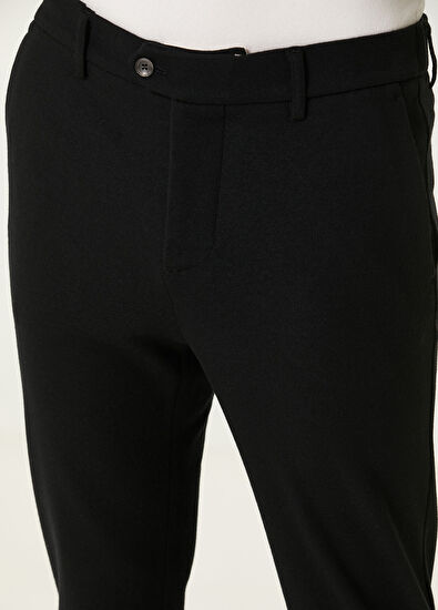 Marco Pescarolo Evo Siyah Yün Pantolon - 5