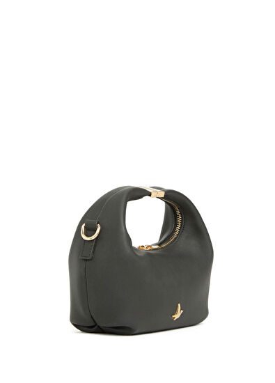 Beymen Club Siyah Drop Askılı Kadın Deri Çanta - 3