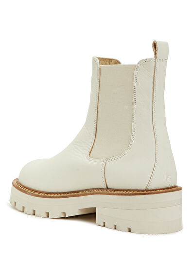 Beymen Club Beige Womens Leather Boots - 3