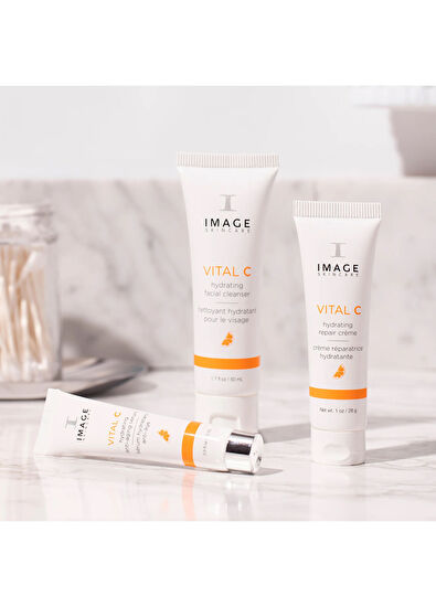 Image Skincare Vital Hydration C Hydrating Facial Cleanser + Hydrating Anti-Aging Serum ve Hydrating Repair Crème Cilt Bakım Seti - 6