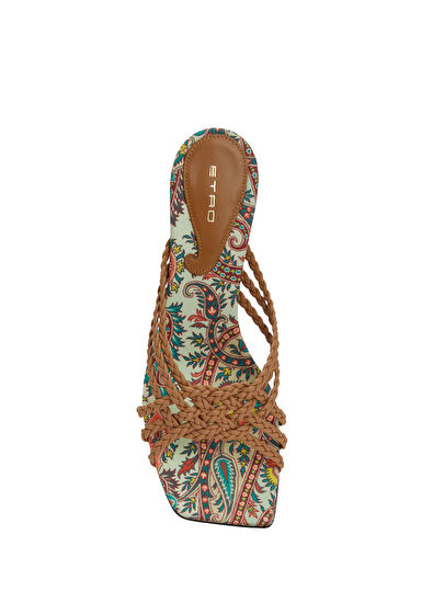 Etro Tan Women's Leather Slippers - 4