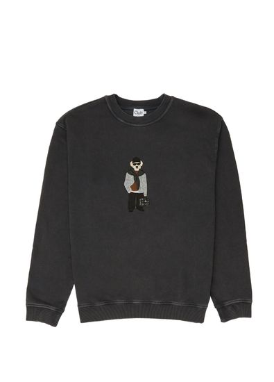 Beymen Club Anthracite Dog Appliqué Oversized Sweatshirt - 5