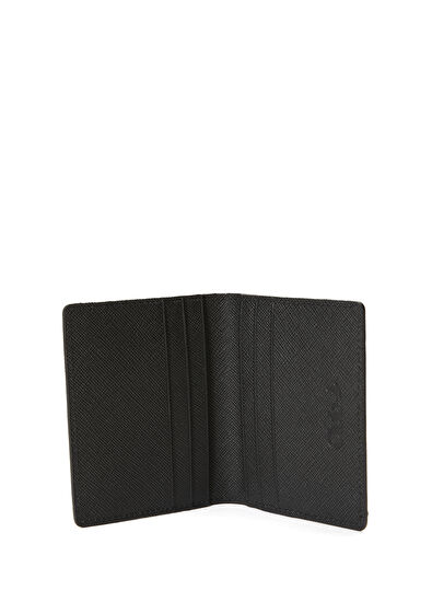 Beymen Club Black Men's Leather Card Holder - 3
