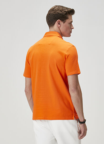 Beymen Club Comfort Fit Orange Polo T-Shirt - 5