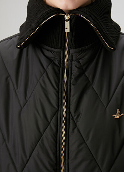 Beymen Club Siyah Kapitoneli Mont - 5