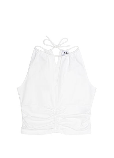 Beymen Club Kırık Beyaz Büzgülü Bluz - 7