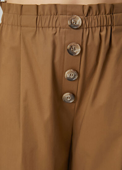 Beymen Club Khaki ruffled pants - 5