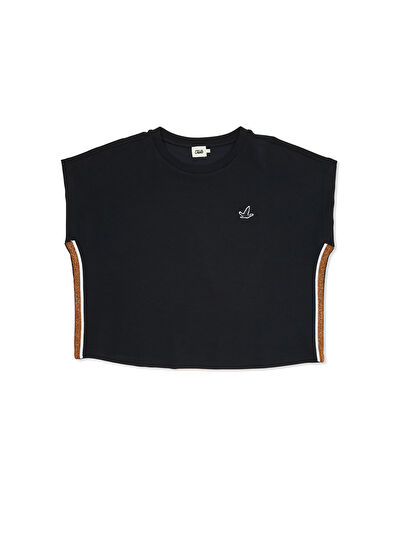 Beymen Club Siyah Şerit Detaylı T-shirt - 7