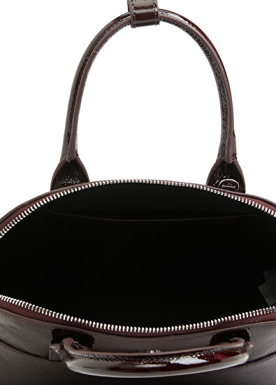 Beymen Club Small Bordo Kırışık Desenli Kadın Çanta - 5