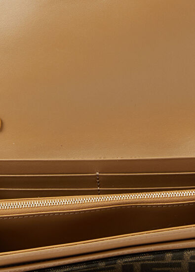 Fendi Baguette Continental Kahverengi Kadın Çanta - 5