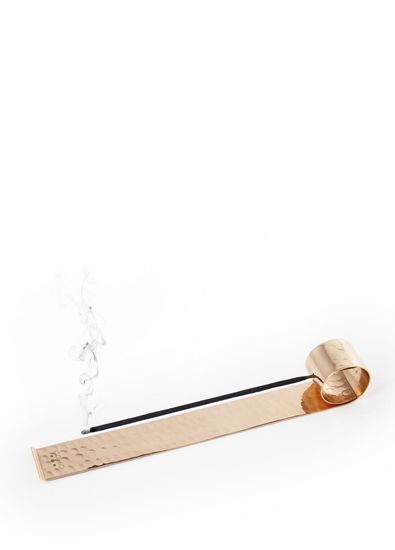 Coho Objet Coho Artisan Mystic Dharma Tattoo Copper Incense Holder - 3