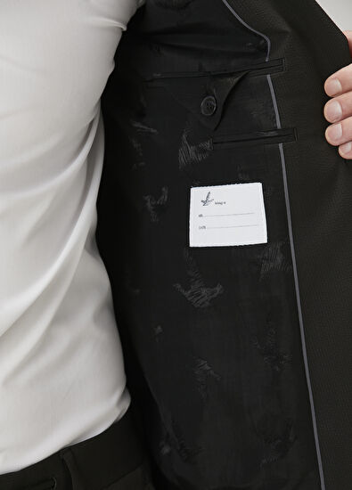 Beymen Club Drop 6 Slim Fit Siyah Takım Elbise - 11