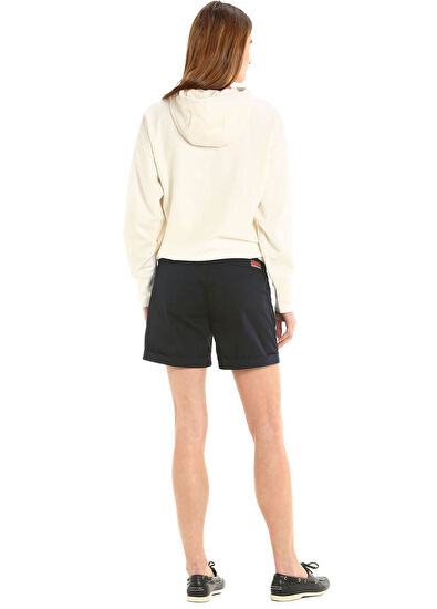 Slam Deck Ws Chino Navy Blue Women's Sports Shorts - 4