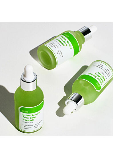 Sungboon Editor Green Tomato Pore Zero Ampoule+ Dengeleyici Cilt Serumu 40 ml - 7