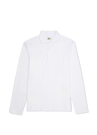 Comfort Fit Beyaz Polo Sweatshirt Beymen Club Comfort Fit Beyaz Polo Sweatshirt - 7