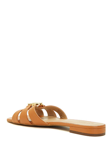 Blaike Camel Kadın Deri Terlik - Görsel 4