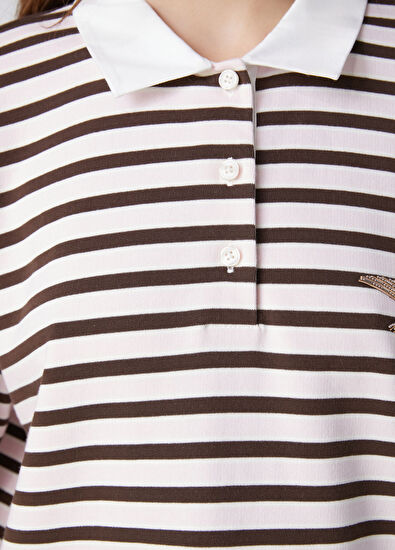 Beymen Club Brown Pink Striped Sweatshirt - 6