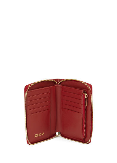 Beymen Club Red Logo Women's Leather Wallet - 4