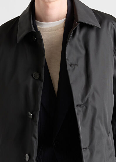 Prada Black Re-Nylon Men's Coat - 5