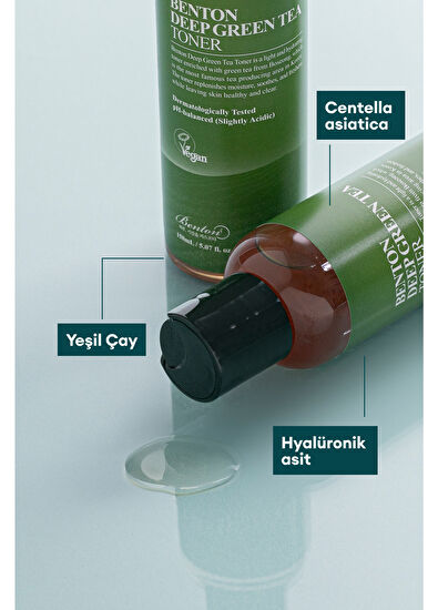 Benton Deep Green Tea Toner Yeşil Çay Tonik 150 ml - 5