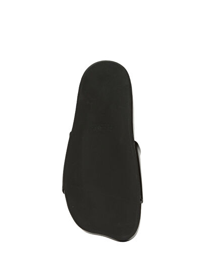 MM6 Maison Margiela Black Men's Leather Slippers - 5
