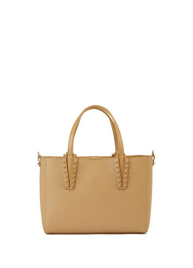 Christian Louboutin Cabata Mini Taba Kadın Deri Çanta - 4