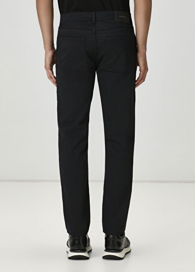 Beymen Club Slim Fit Siyah Stretch Non Denim Pantolon - 3