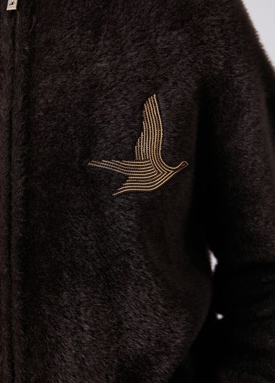 Beymen Club Kahverengi Tüylü Hırka - 6