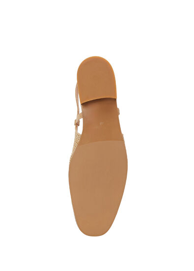 Beymen Club Nude Straw Ballet Flats - 5