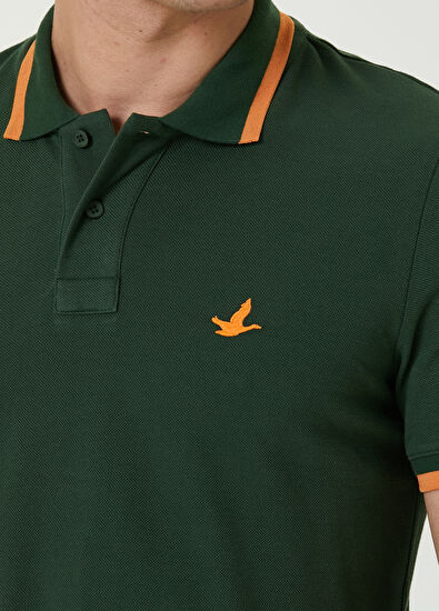 Beymen Club Comfort Fit Turuncu Yeşil T-shirt - 5